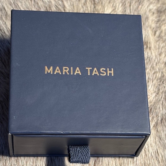 Maria Tash Diamond Moon Threaded Stud Earring 18K Yellow Gold 4.5mm - Picture 3 of 8